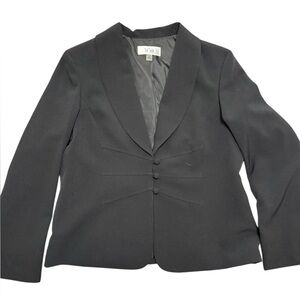 Le Suit Women's Classic Black Blazer and Skirt